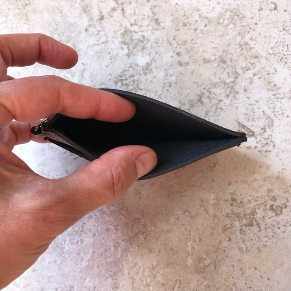 Nanette Lepore NOW Brown 2 Pockets ID Card Holder With Key Chain - Picture 8 of 14